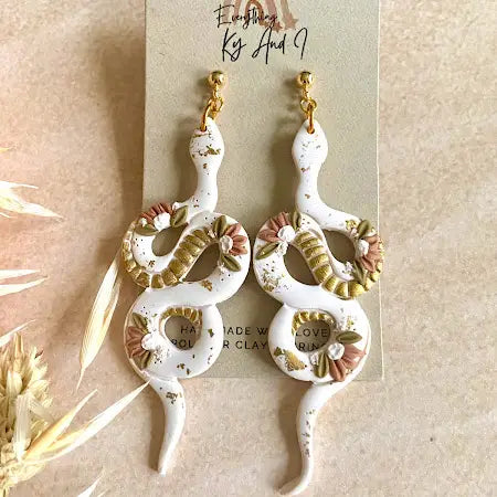 Desert Snake Earrings