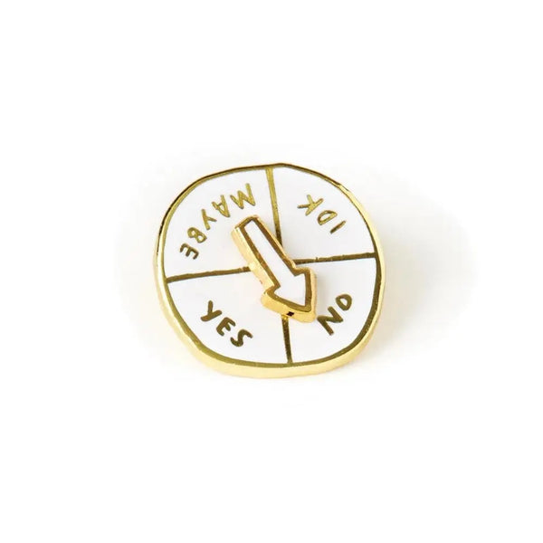 Indecisive Spinner Pin