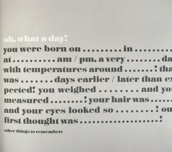 Baby Journal