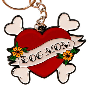 Dog Mom Soft Enamel Keychain