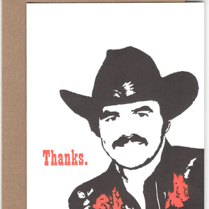 Burt Thanks Card