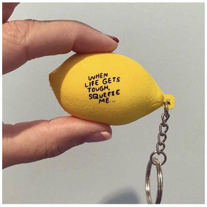 Lemon Stress Ball Keychain - Limited Edition