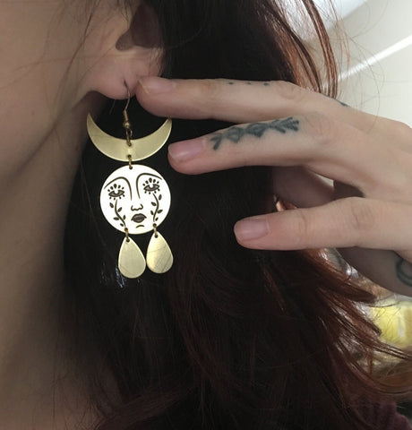 Mother Moon Earrings