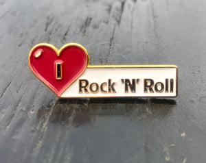 I Love Rock ‘N’ Roll Pin
