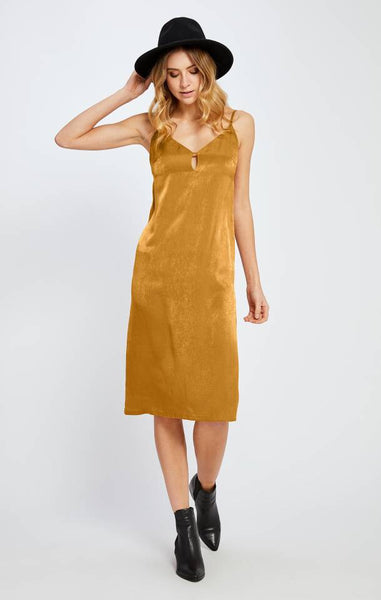 Jenica Dress - Antique Gold