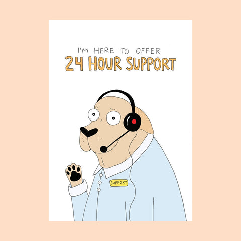 24 Hour Support Card