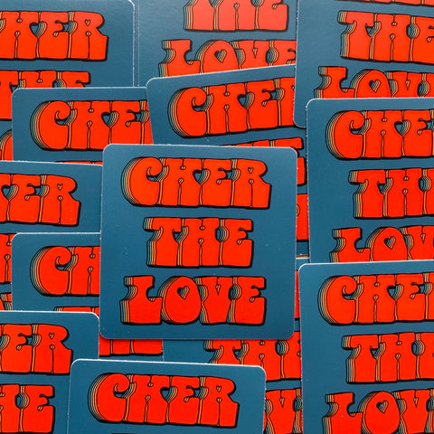 Cher The Love Stickers - Blue